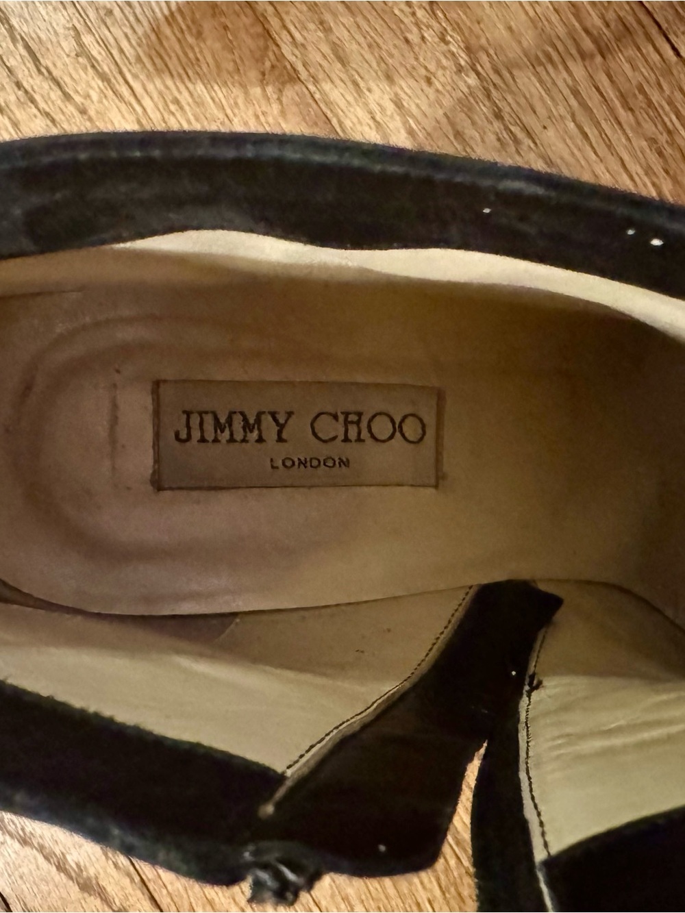 Jimmy Choo Black Leather Pointed Ankle Boots/ Booties - 41 - Picture 5 of 7